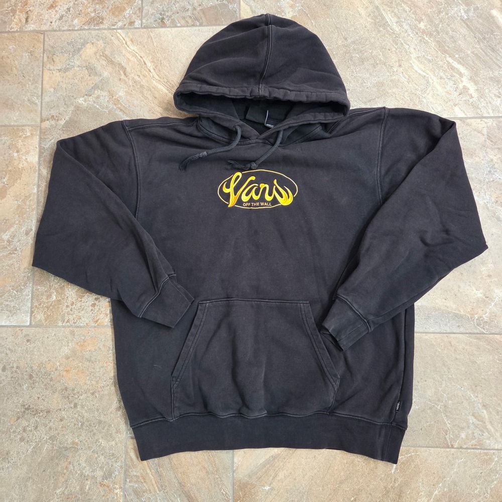 Vans Off The Wall Hoodie Pullover Sweatshirt Graphic Logo Medium